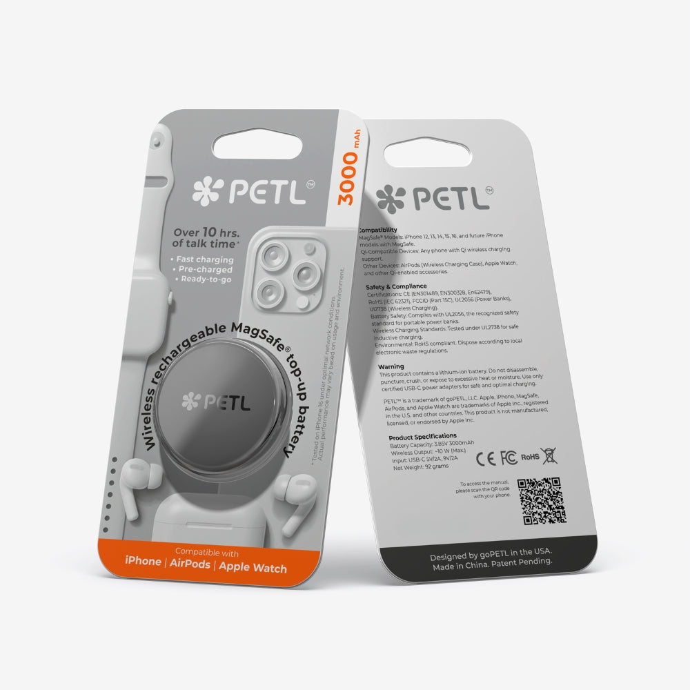 PETL MagSafe® Compatible Battery Pack – Natural