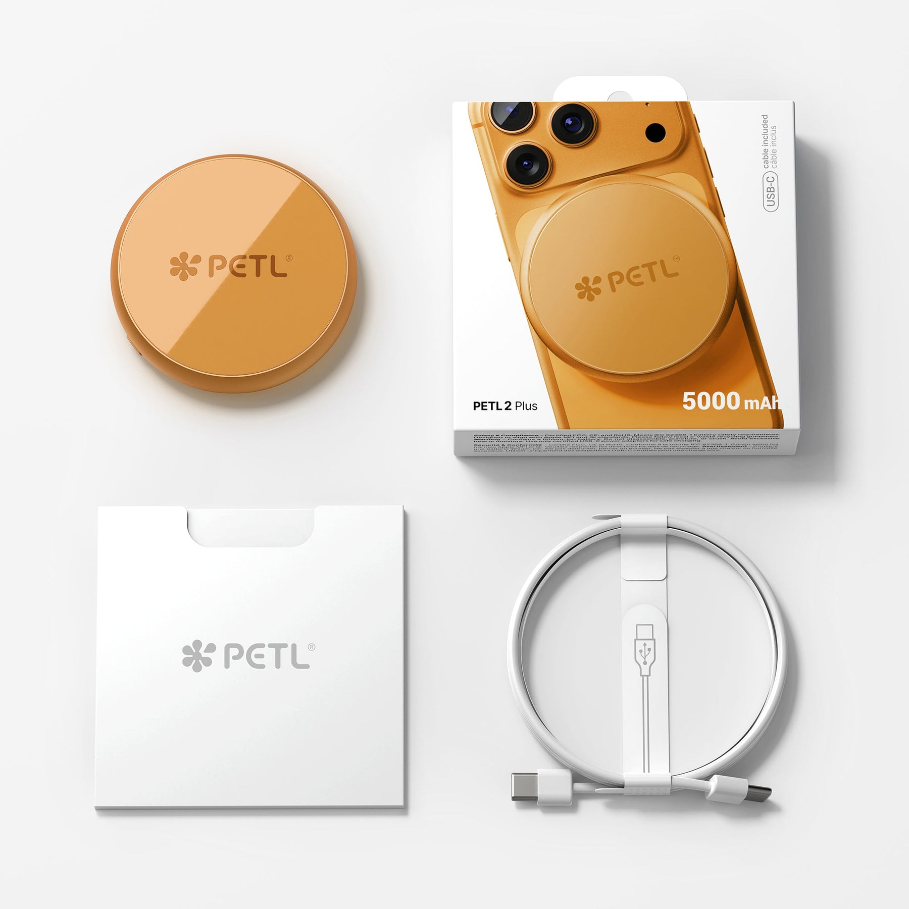 PETL 2 Plus MagSafe® Compatible Battery Pack – Cosmic Orange - goPETL