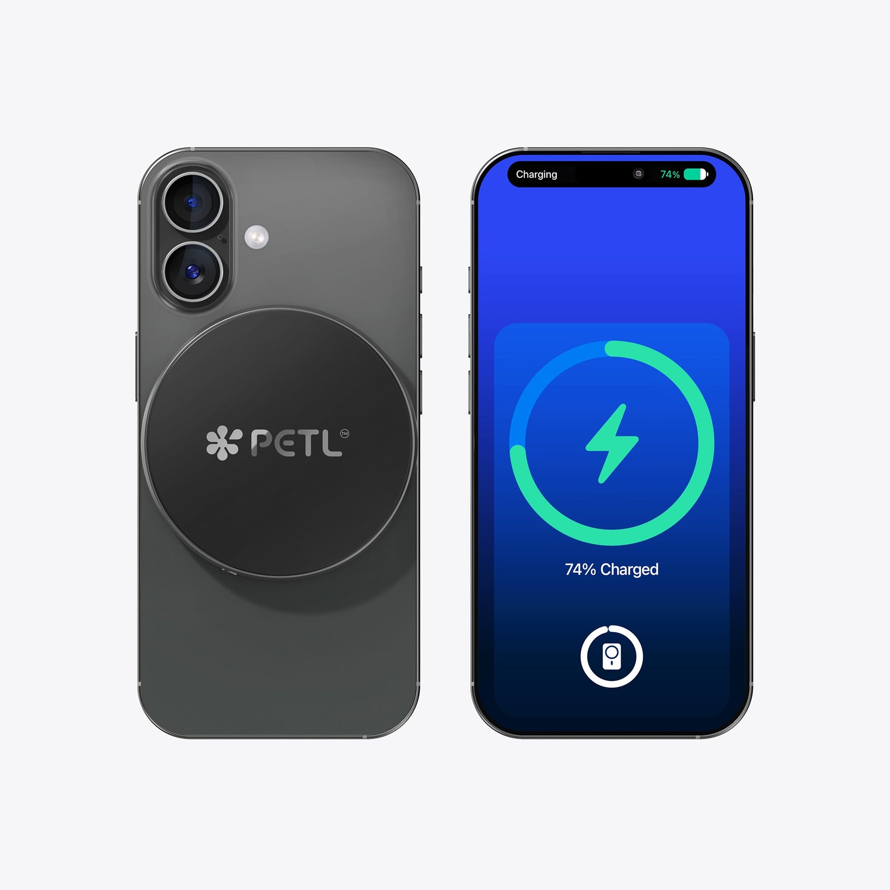 PETL MagSafe® Compatible Battery Pack – Black - goPETL