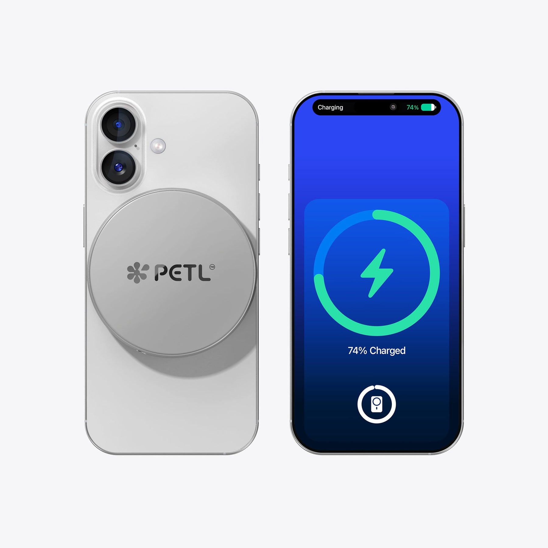 PETL MagSafe® Compatible Battery Pack – Natural - goPETL