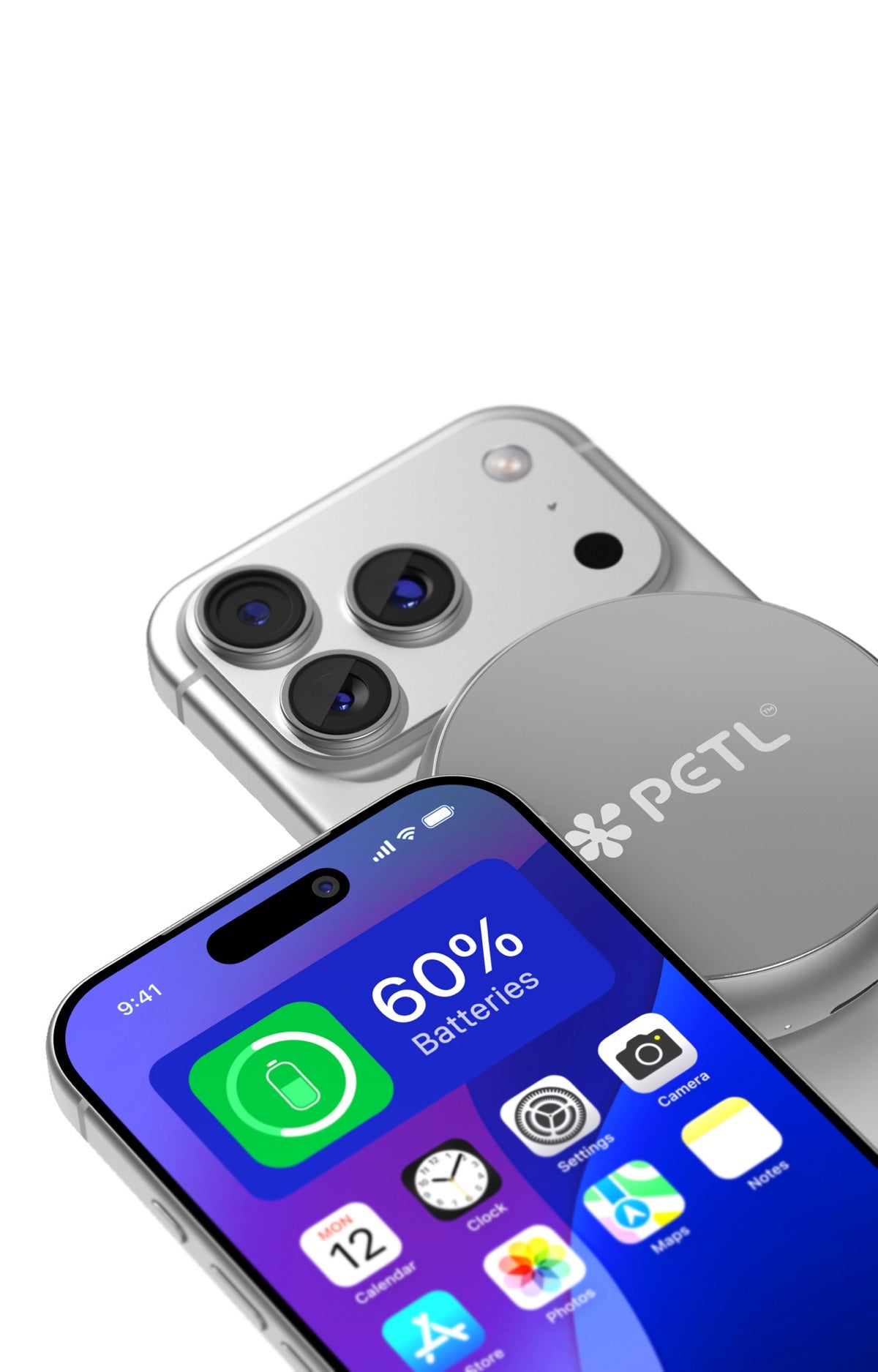Works instantly with iOS.