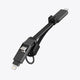 PETL 2 - in - 1 Keychain Cable. USB - C to USB - C & Lightning - goPETL