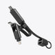 PETL 2 - in - 1 Keychain Cable. USB - C to USB - C & Lightning - goPETL
