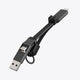 PETL 2 - in - 1 Keychain Cable. USB - C to USB - C & USB - A - goPETL