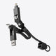 PETL 4-in-1 Keychain Cable. USB-C to USB-C, USB-C, USB-A to Lighting - goPETL