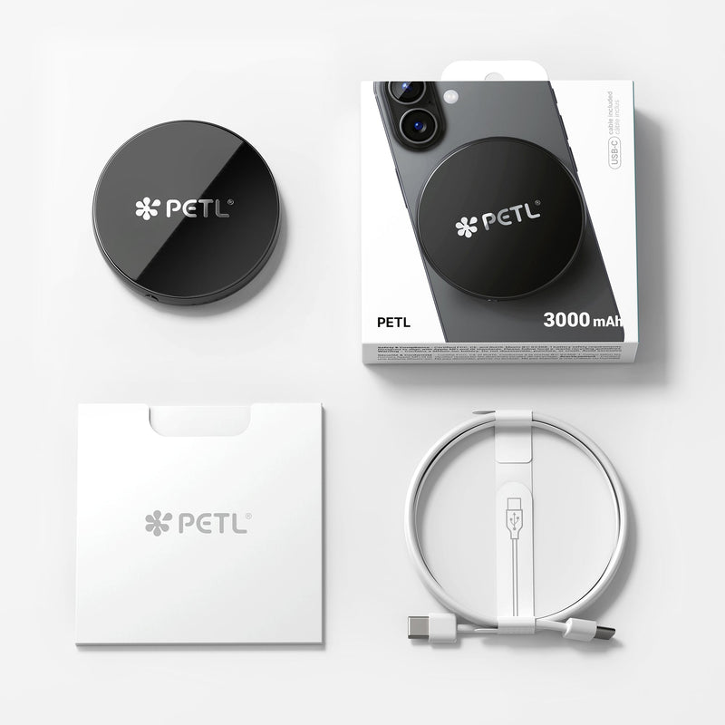 PETL MagSafe® Compatible Battery Pack – Black - goPETL