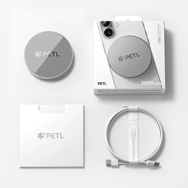 PETL MagSafe® Compatible Battery Pack – Natural - goPETL