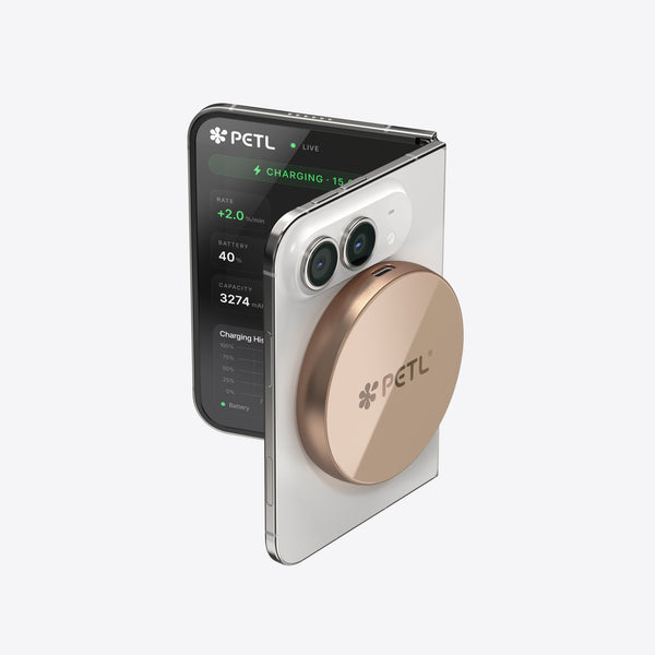 PETL MagSafe® Compatible Battery Pack – Sahara Gold - goPETL