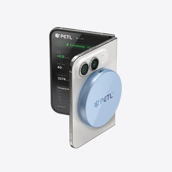 PETL MagSafe® Compatible Battery Pack – Sky - goPETL